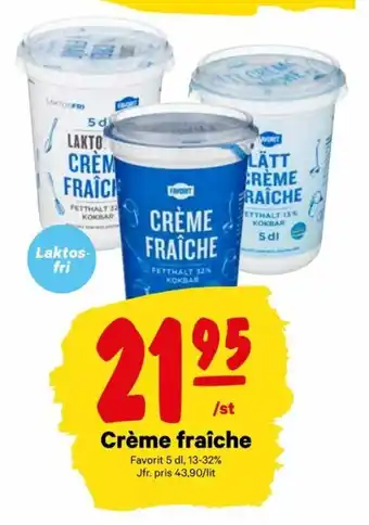 City Gross Favorit Crème Fraîche 5dl. erbjuda