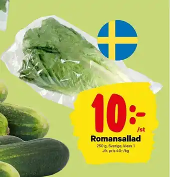 City Gross Romansallad 250g erbjuda