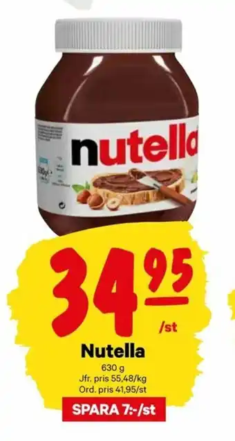 City Gross Nutella 630g erbjuda