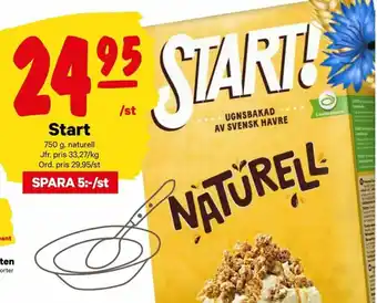 City Gross Start Naturell 750g erbjuda