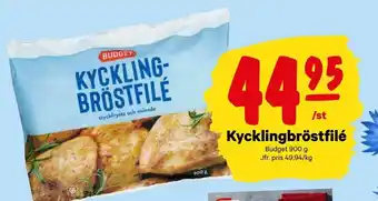 Budget Kycklingbröstfilé 900g