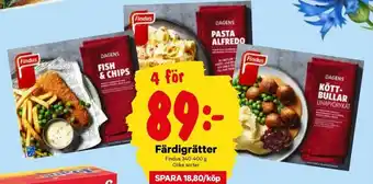 City Gross Findus Färdigrätter 340-400g erbjuda