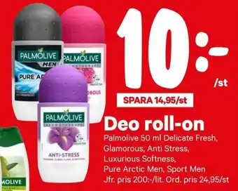 City Gross Palmolive Deo roll-on 50ml erbjuda
