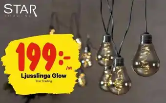 City Gross Star Trading Ljusslinga Glow erbjuda