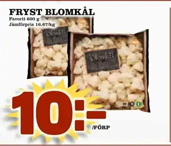Matvärlden Tensta Fryst blomkål erbjuda