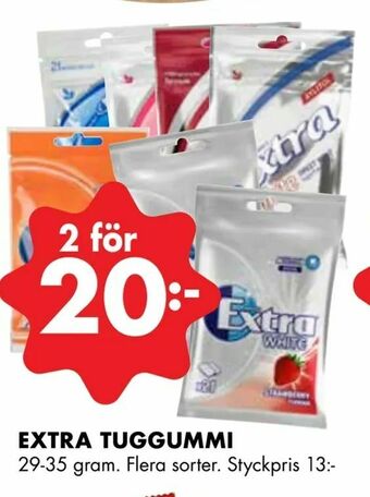 ÖoB Extra tuggummi erbjuda