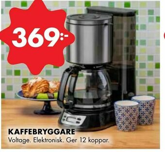 ÖoB Kaffebryggare erbjuda