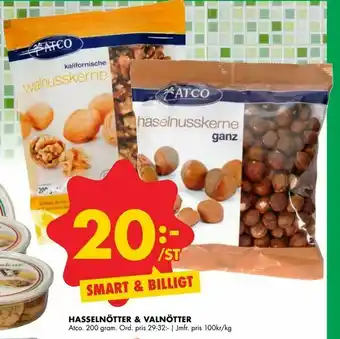 ÖoB Hasselnötter & valnötter erbjuda