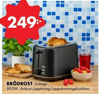 ÖoB Brödrost erbjuda