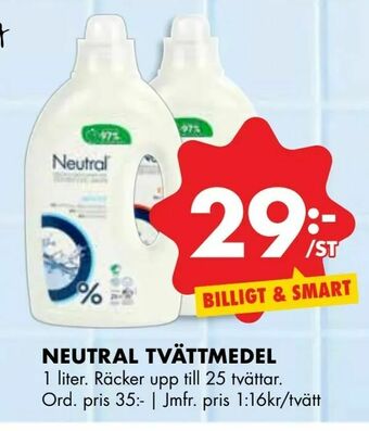 ÖoB Neutral tvättmedel erbjuda