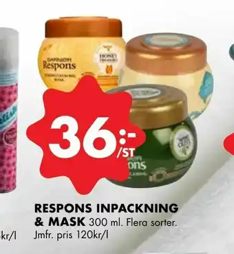 Respons inpackning & mask