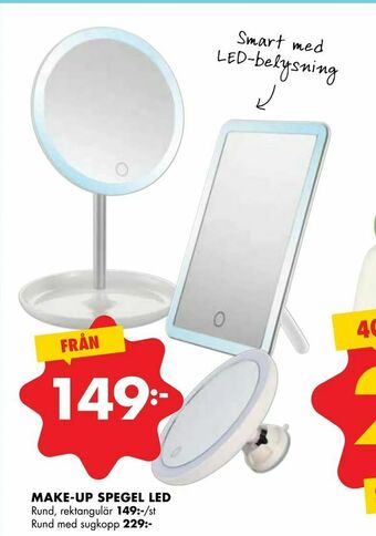 ÖoB Make-up spegel led erbjuda