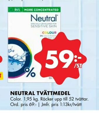 ÖoB Neutral tvättmedel erbjuda