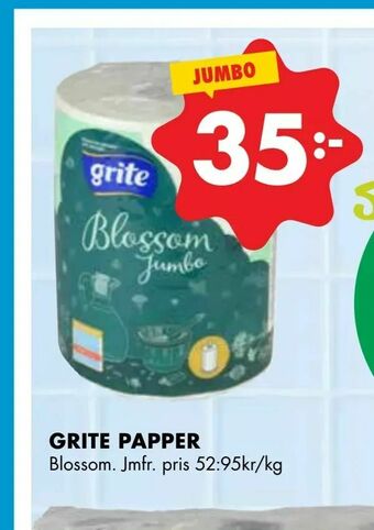 ÖoB Grite papper erbjuda