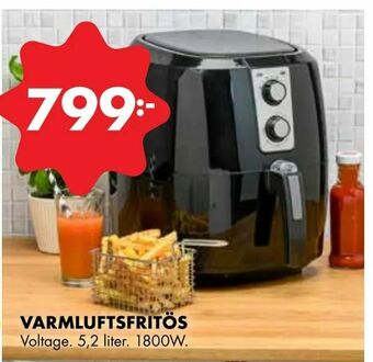 ÖoB Varmluftsfritös erbjuda