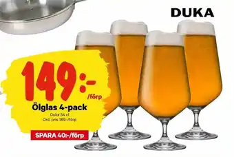 City Gross Duka Ölglas 4-pack 54cl erbjuda