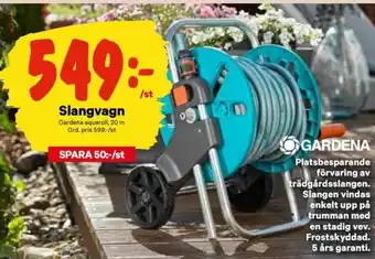 City Gross Gardena Slangvagn 20m erbjuda