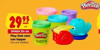 City Gross Play-Doh mini can topper erbjuda