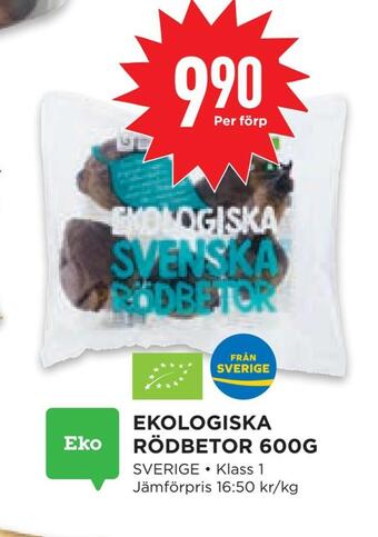 Willys Hemma Ekologiska rödbetor 600g erbjuda