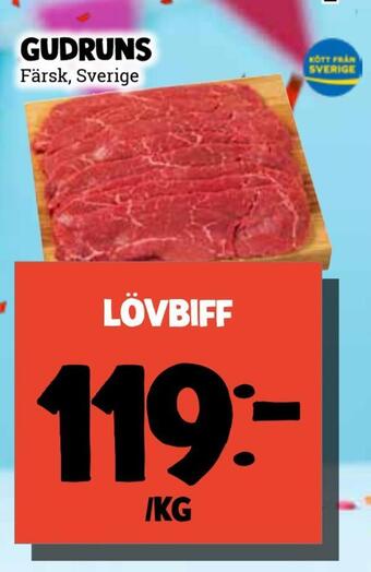 MatArket Lövbiff erbjuda