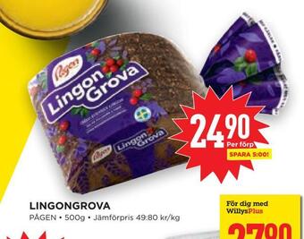 Willys Hemma Lingongrova erbjuda