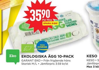 Willys Hemma Ekologiska ägg 10-pack erbjuda