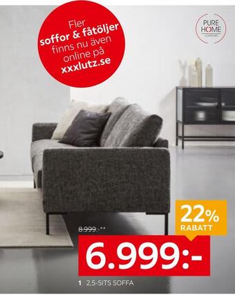 XXXLutz 3-sits soffa bogense erbjuda