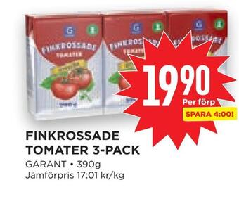 Willys Hemma Finkrossade tomater 3-pack erbjuda