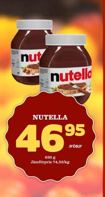 MatArket Nutella erbjuda