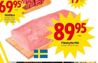 Matöppet Fläskytterfilé erbjuda