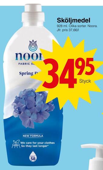 Matöppet Sköljmedel erbjuda
