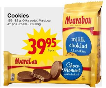 Matöppet Cookies erbjuda