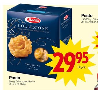 Matöppet Pasta erbjuda