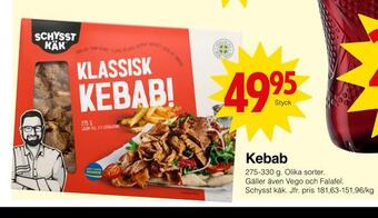 Matöppet Kebab erbjuda