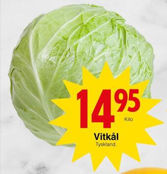Matöppet Vitkål erbjuda
