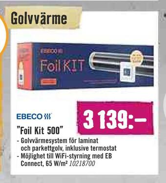 Hornbach Foil kit 500 erbjuda