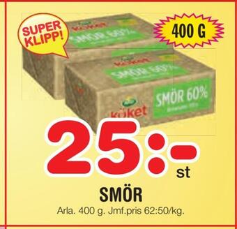 Nya Pulsen Smör erbjuda