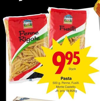 Matöppet Pasta erbjuda