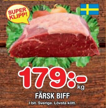 Nya Pulsen Färsk biff erbjuda