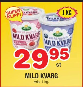 Nya Pulsen Mild kvarg erbjuda