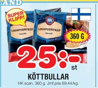 Nya Pulsen Köttbullar erbjuda