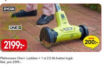 Bo Ohlsson Ryobi plattrensare erbjuda