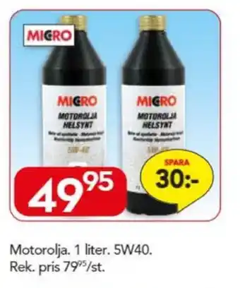 Bo Ohlsson Micro motorolja erbjuda