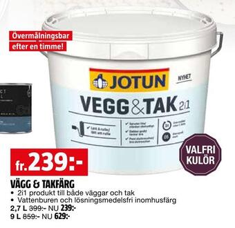 Bauhaus Vägg & takfärg erbjuda