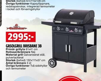 Bauhaus Gasolgrill brisbane 3b erbjuda