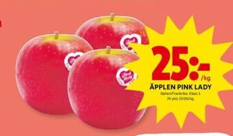 ICA Kvantum Äpplen Pink Lady erbjuda