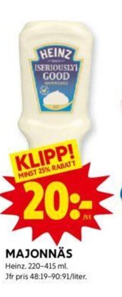 ICA Kvantum Majonnäs erbjuda