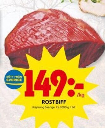 ICA Kvantum Rostbiff erbjuda