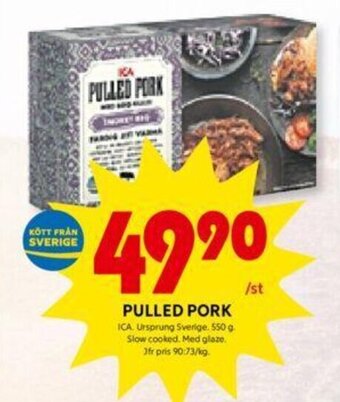 ICA Kvantum Pulled Pork erbjuda