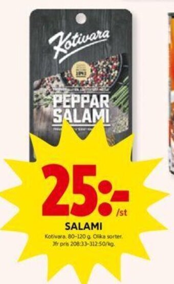 ICA Kvantum Salami erbjuda